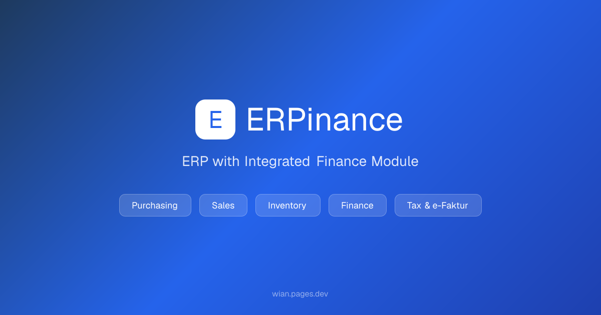ERPinance