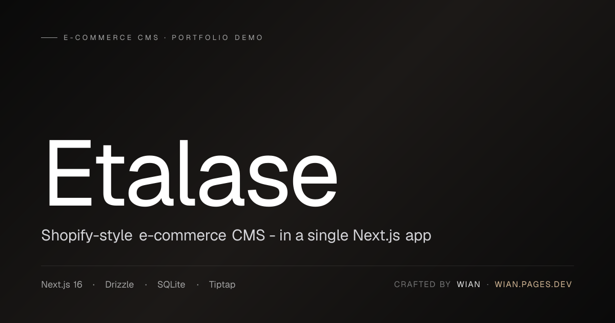 Etalase